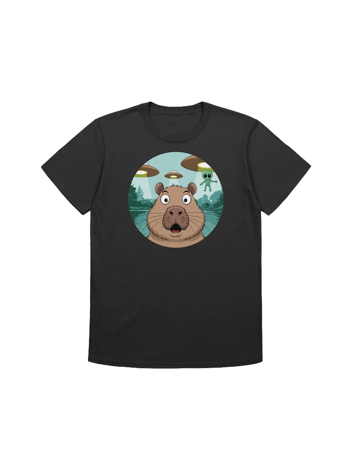 Capybara Extraterrestrial Encounter Unisex T-Shirt product image (4)