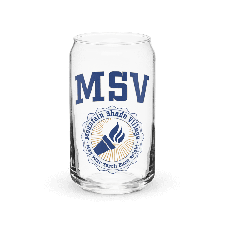 University MSV Can-Shaped Glass product image (2)