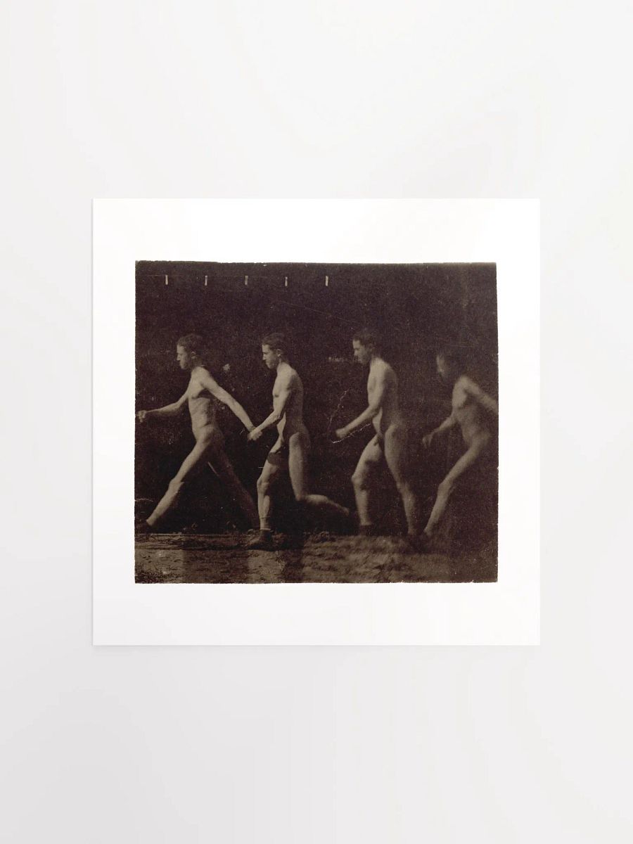 Marey Wheel Photograph Of Unknown #1 by Thomas Eakins - Print product image (2)