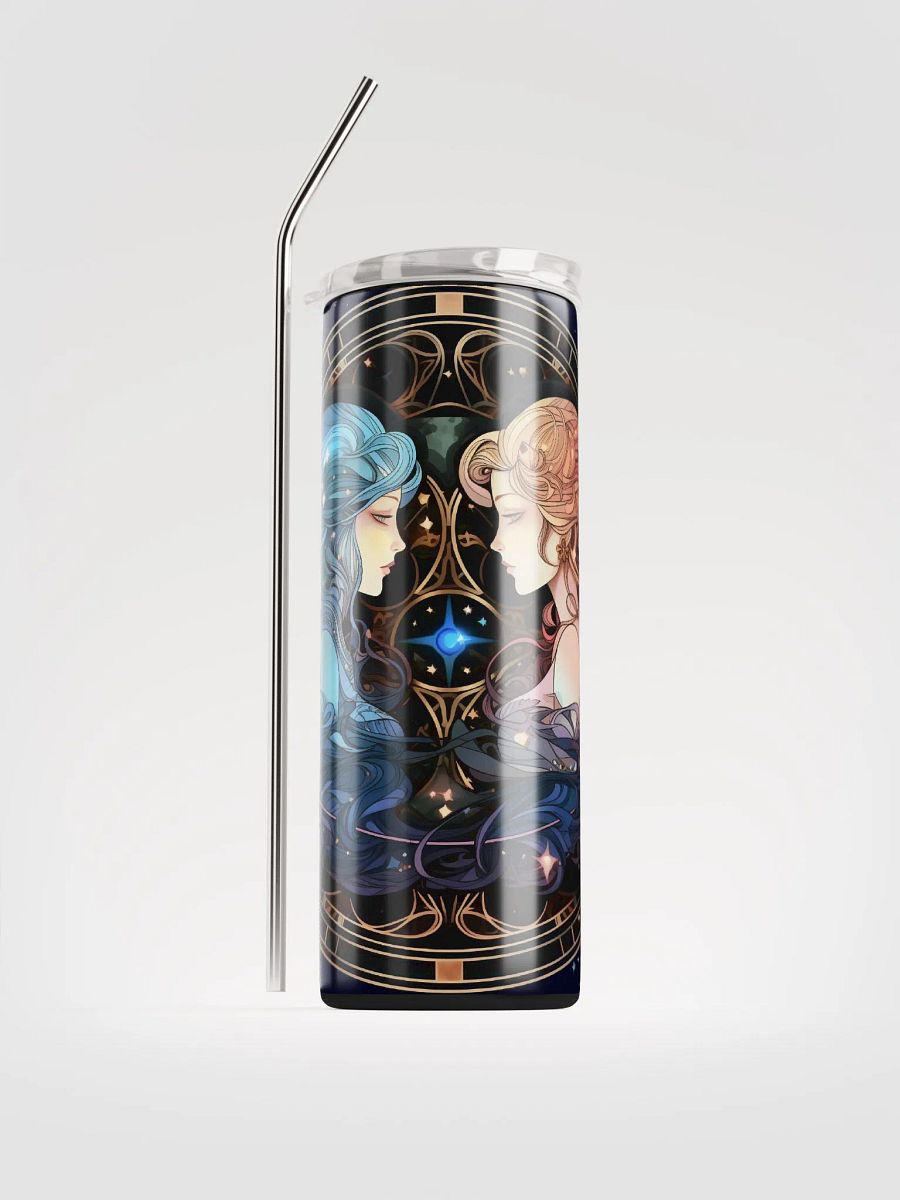 Gemini Zodiac Stainless Steel Tumbler - Keep Your Beverages Fresh in Style product image (1)