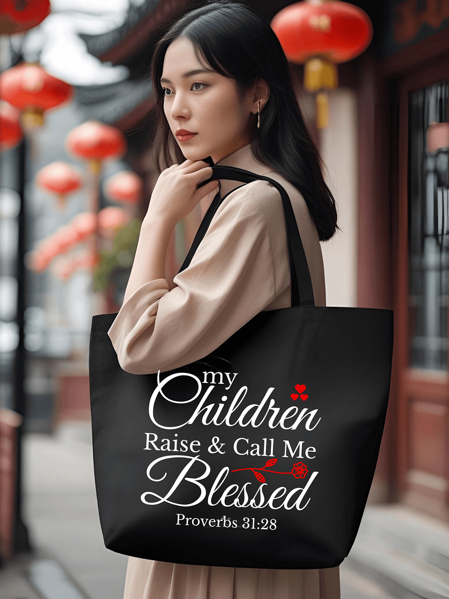 Blessed Mama Eco Tote Bag product image (1)