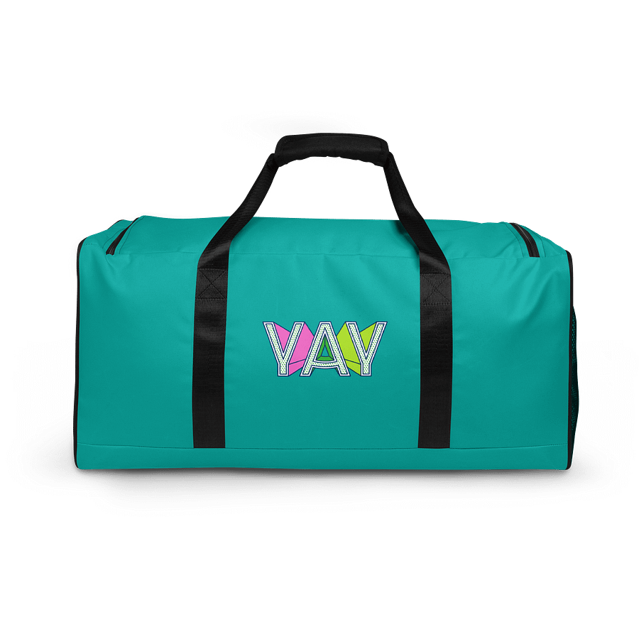 Yay Turquoise Duffel Bag product image (4)