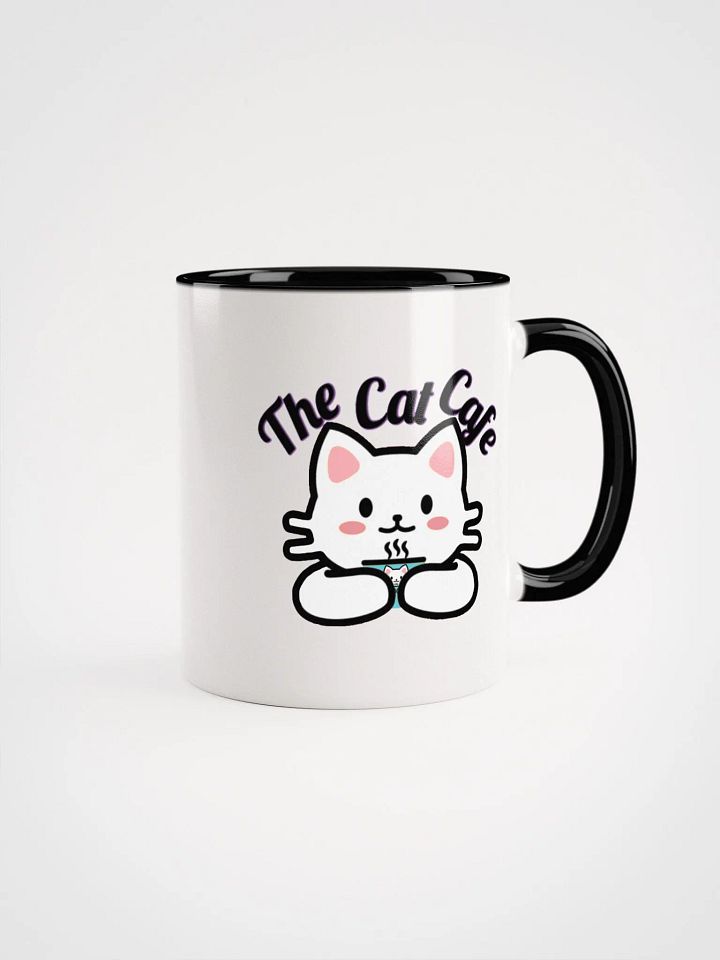 The Cat Cafe Two-Tone Mug product image (1)
