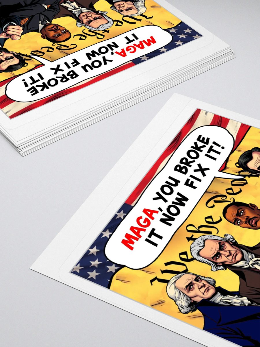 MAGA You Broke It Now Fix It! Sticker product image (4)
