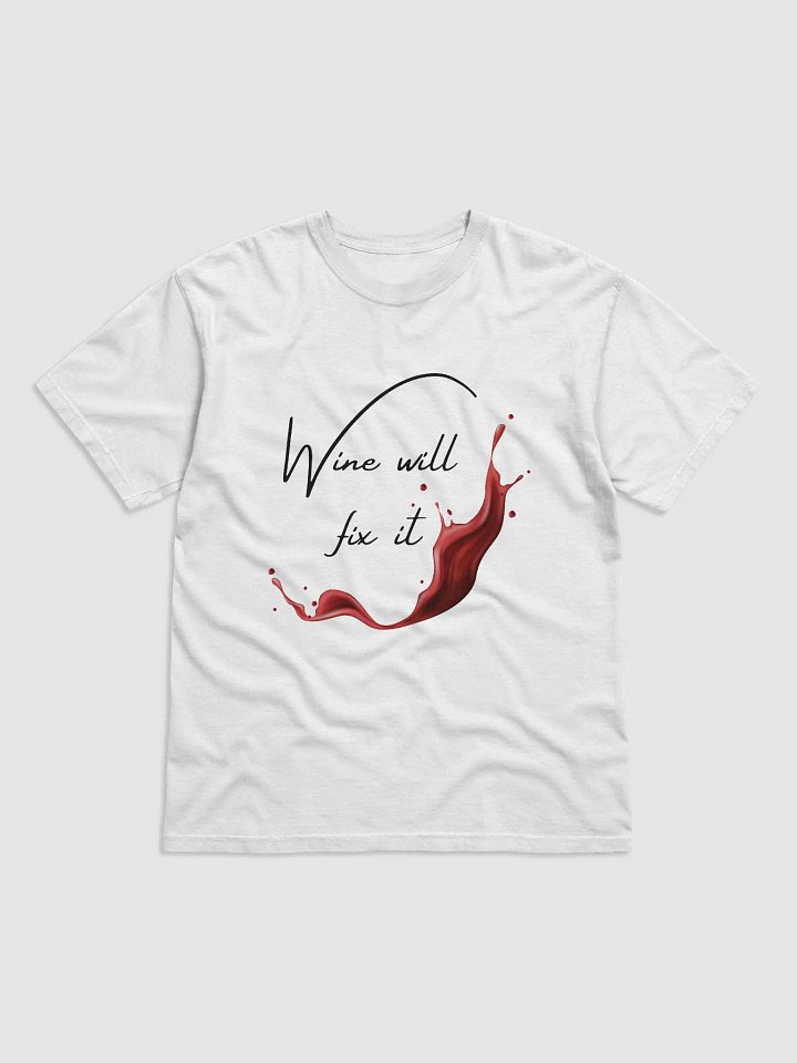 Wine will fix it Heavyweight T-Shirt product image (6)