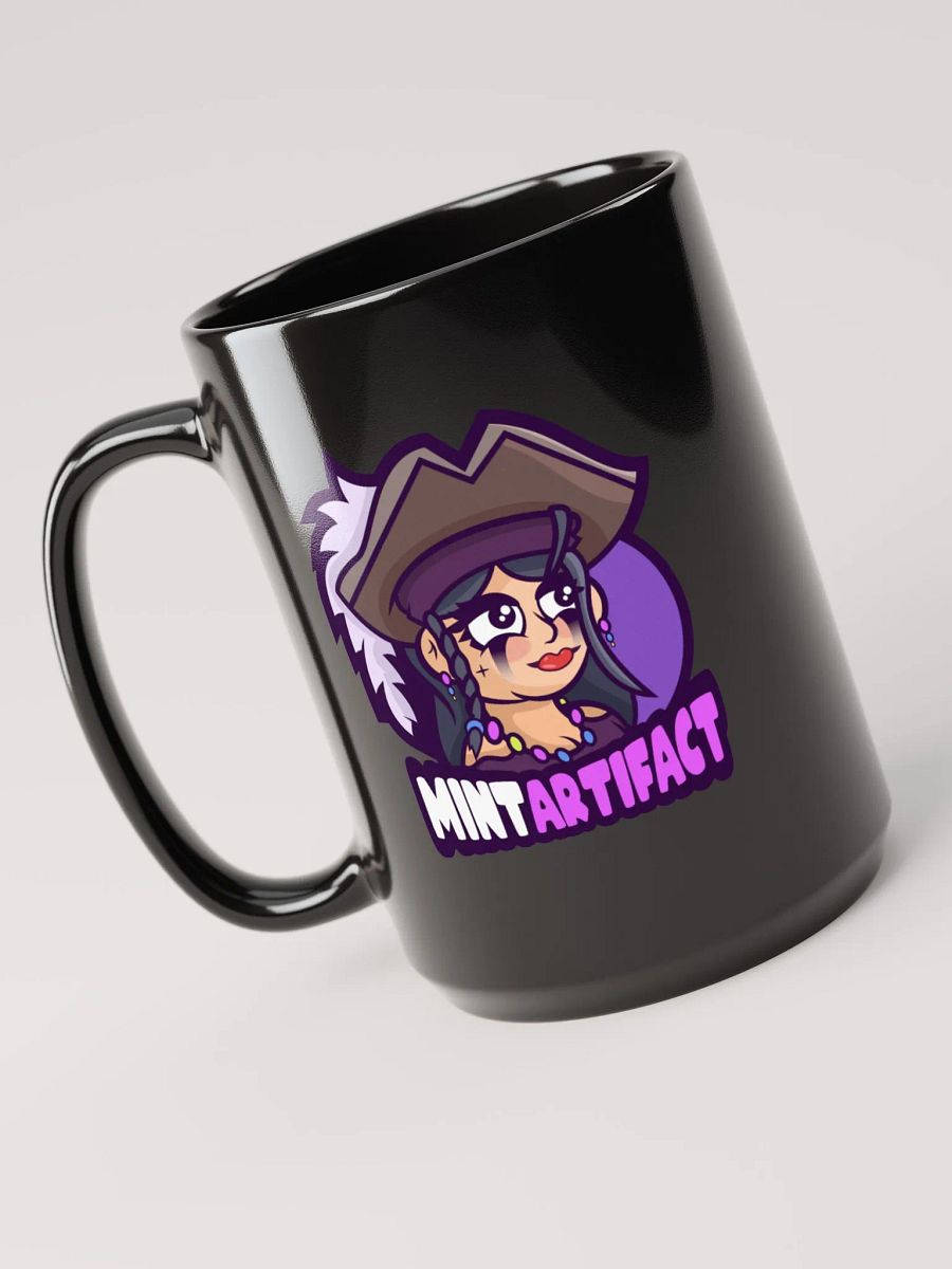 Black MintArtifact Logo Mug product image (3)