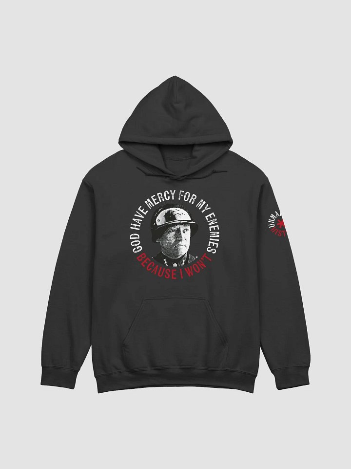 Patton Quote Circle Hoodie - Dark product image (8)