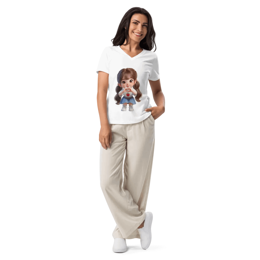 Bella+Canvas Women's Relaxed V-Neck T-Shirt product image (9)