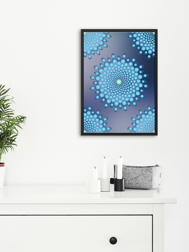 Blue Dot Mandala Posters, 2 JPG files product image (2)