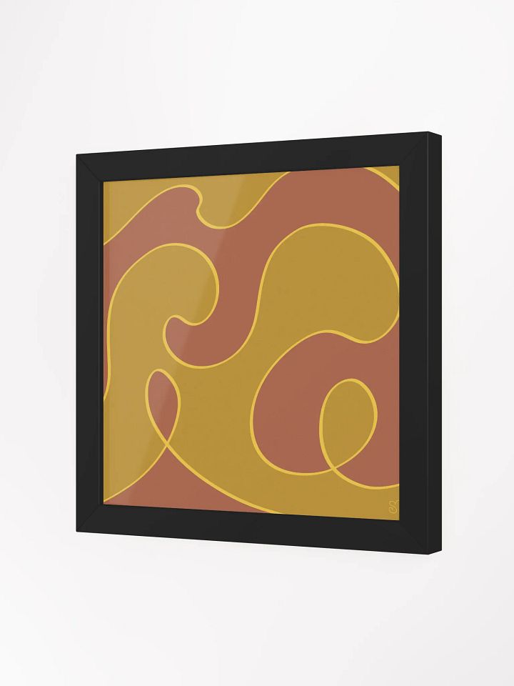 Flowing Harmony Framed Art Print - Abstract Composition No. 5 product image (30)