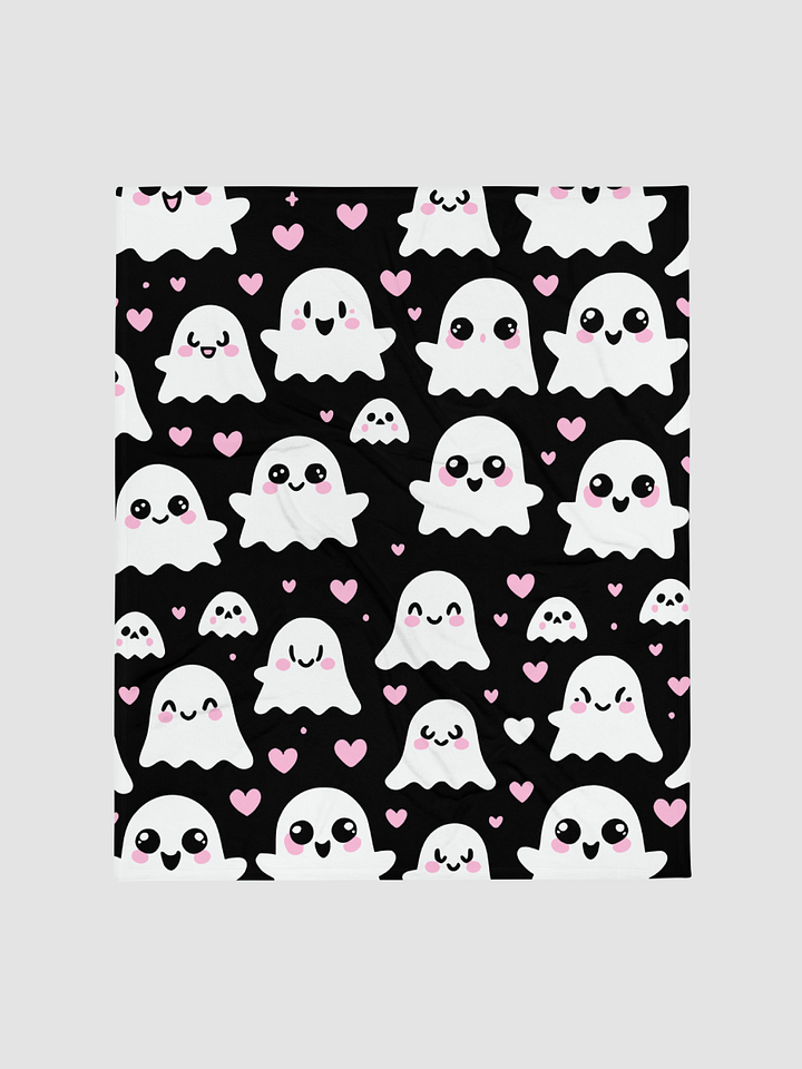 Cute Ghosts Throw Blanket product image (1)