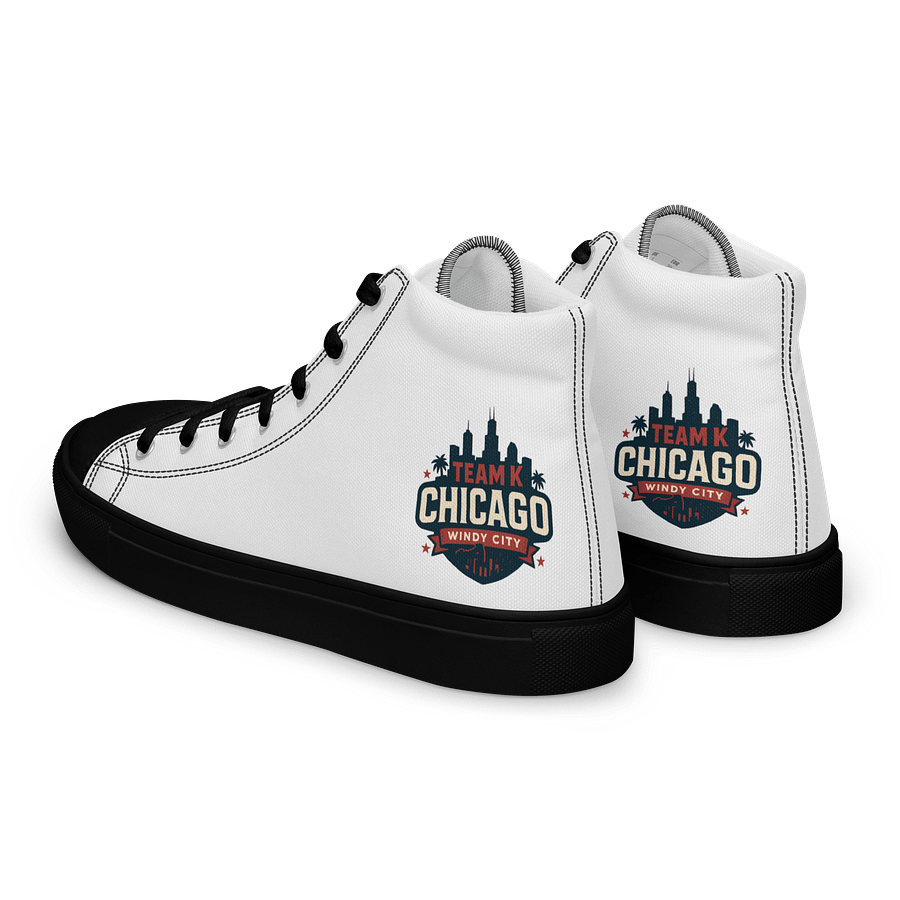 Team K Chicago Women's High Top Canvas Shoes product image (8)
