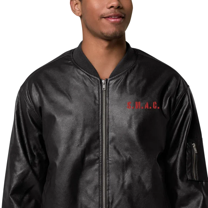S.M.A.C. Welcome to the club Leather jacket product image (1)