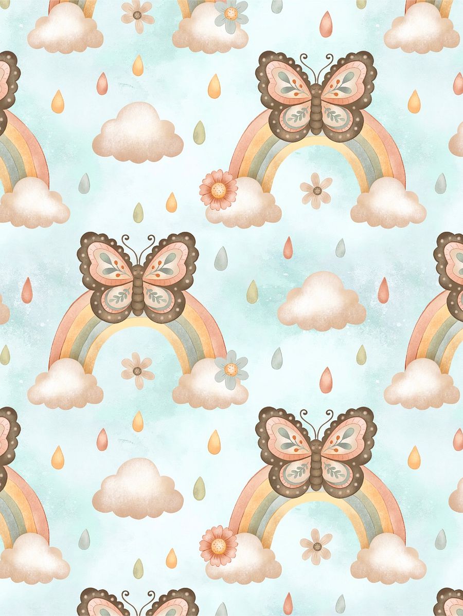 Butterfly with Rainbow - Non-Exclusive Pattern product image (10)