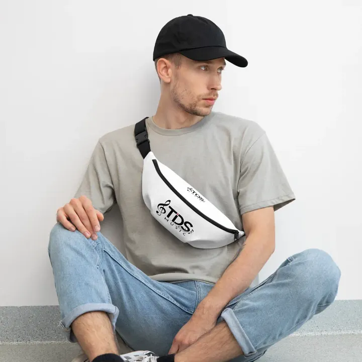 TDS Music White Canvas Fanny Pack product image (1)