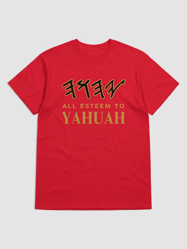 Yasharal Original Music: All Esteem To YAHUAH | T-Shirt | Red product image (1)