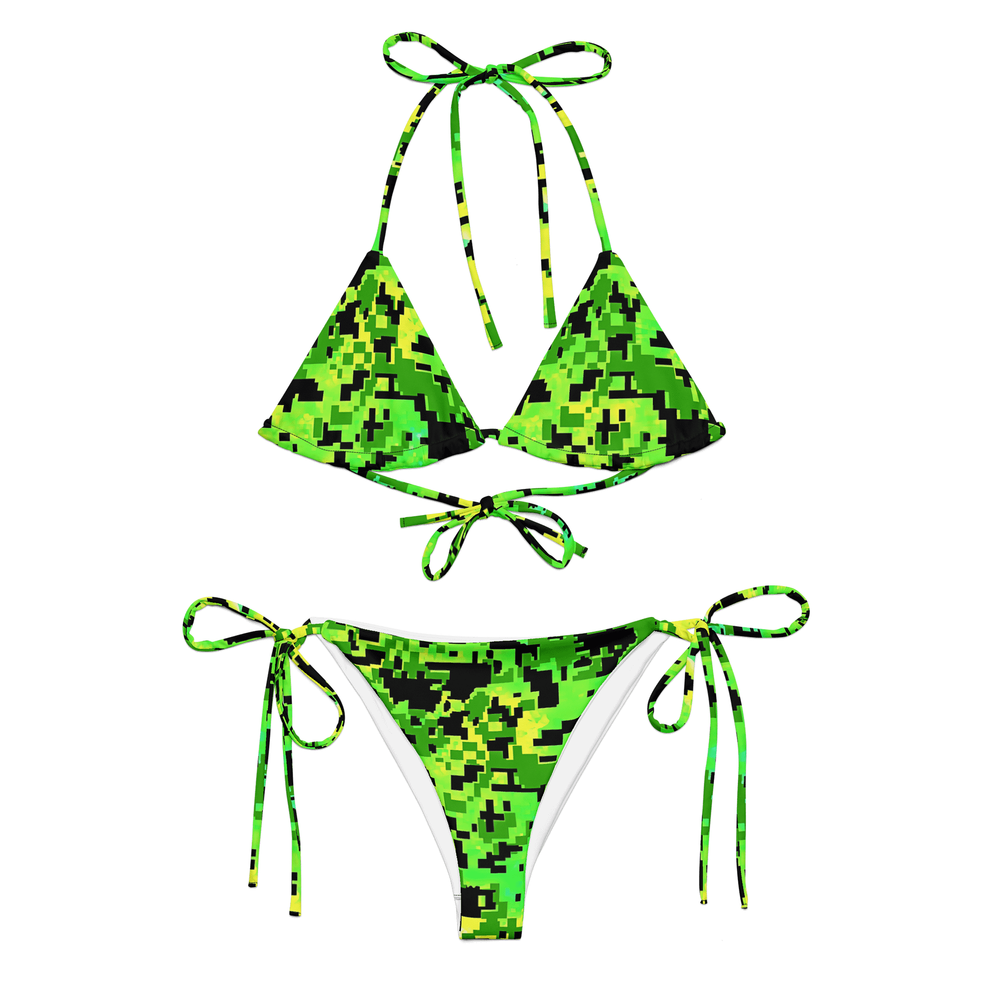 Pixelated Camo Bliss String Bikini Set product image (2)