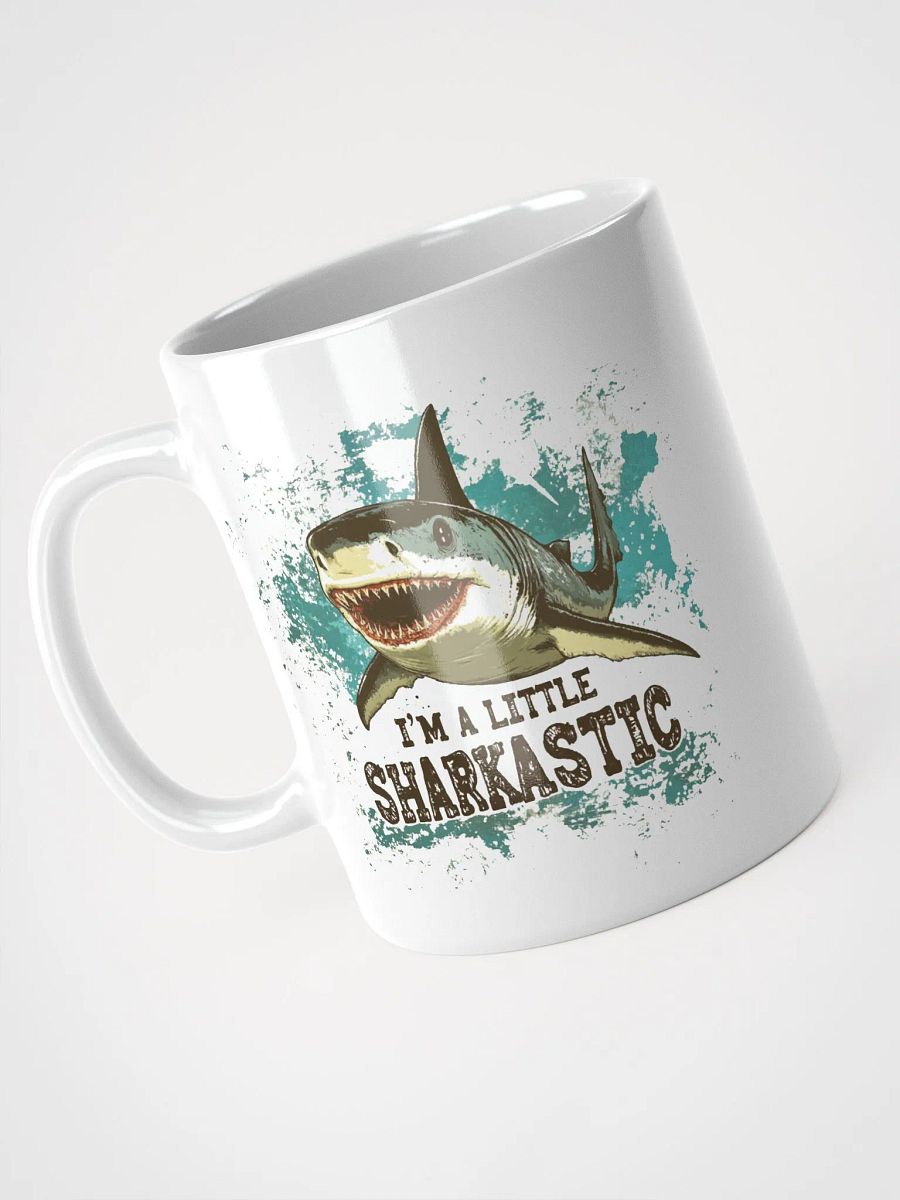 Sharkastic Splash White Mug product image (2)