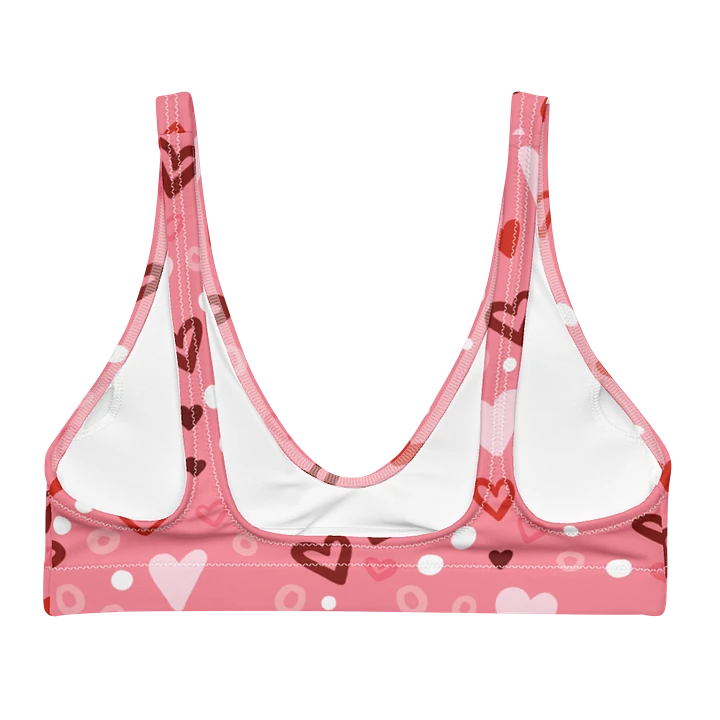 Heart Print Bikini Bra product image (1)