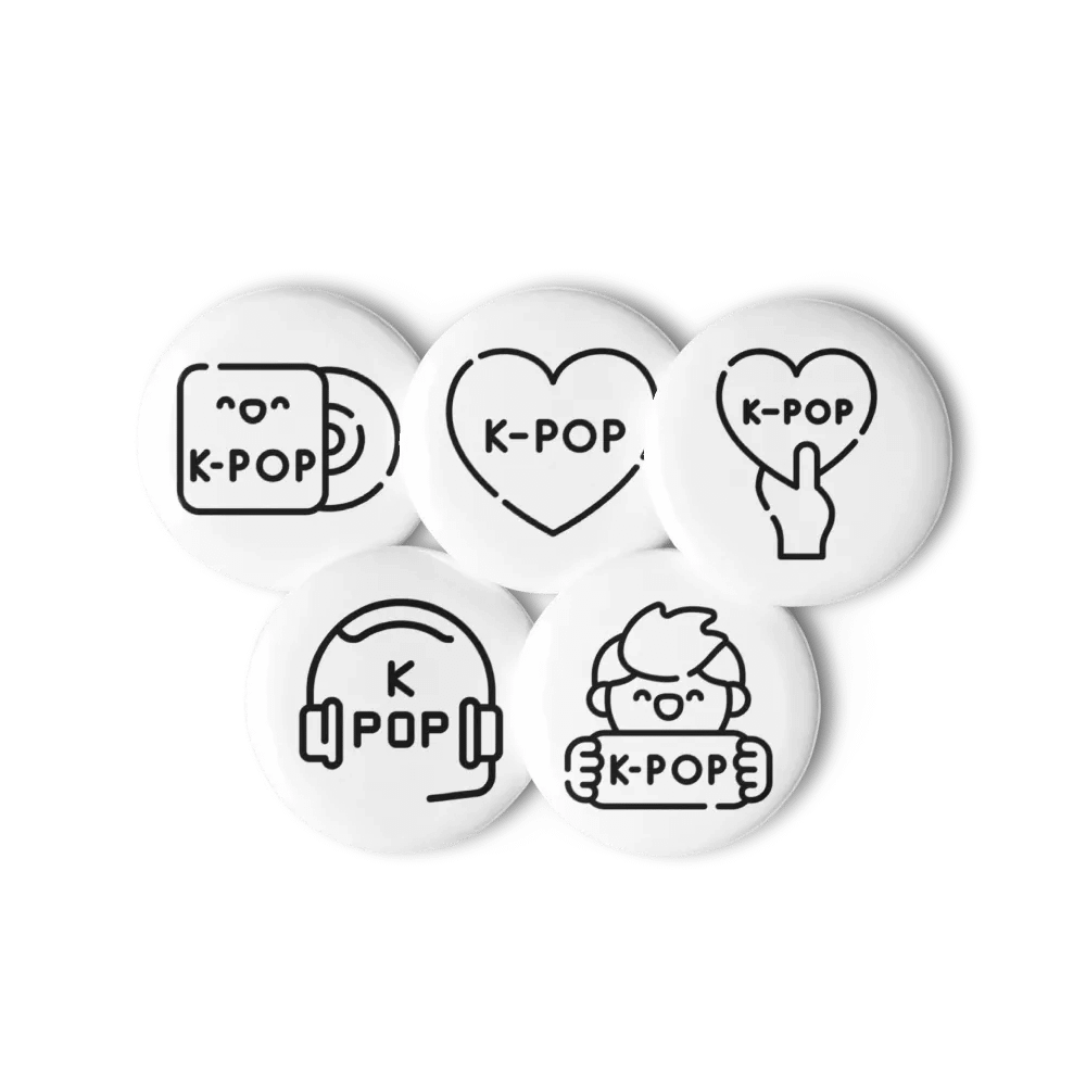 I love kpop black and white icons 2 product image (11)