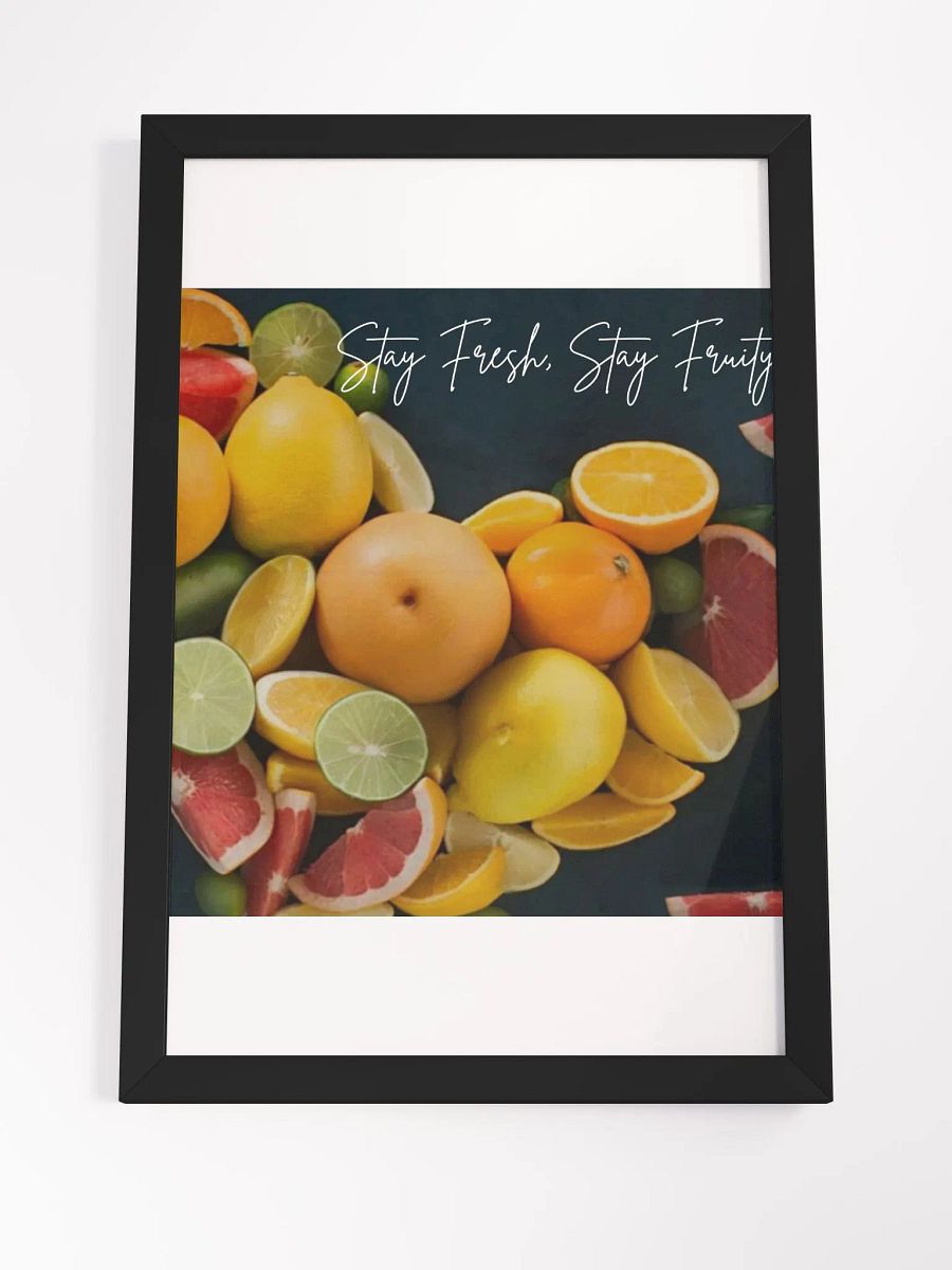 Wall Art Lemon & Peach Framed High-Quality Matte Poster (in) product image (4)
