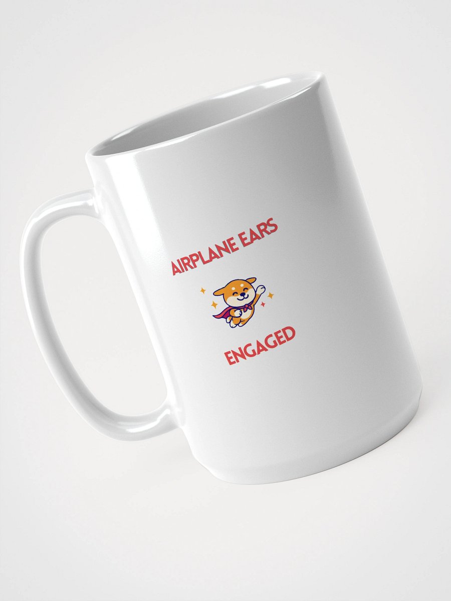 Airplane Ears Engaged White Glossy Mug product image (3)