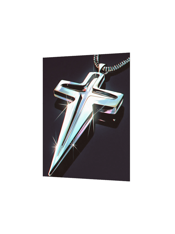 Metallic Cross Matte Poster product image (11)