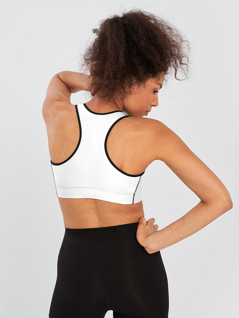 Photo showing All-Over Print Padded Sports Bra