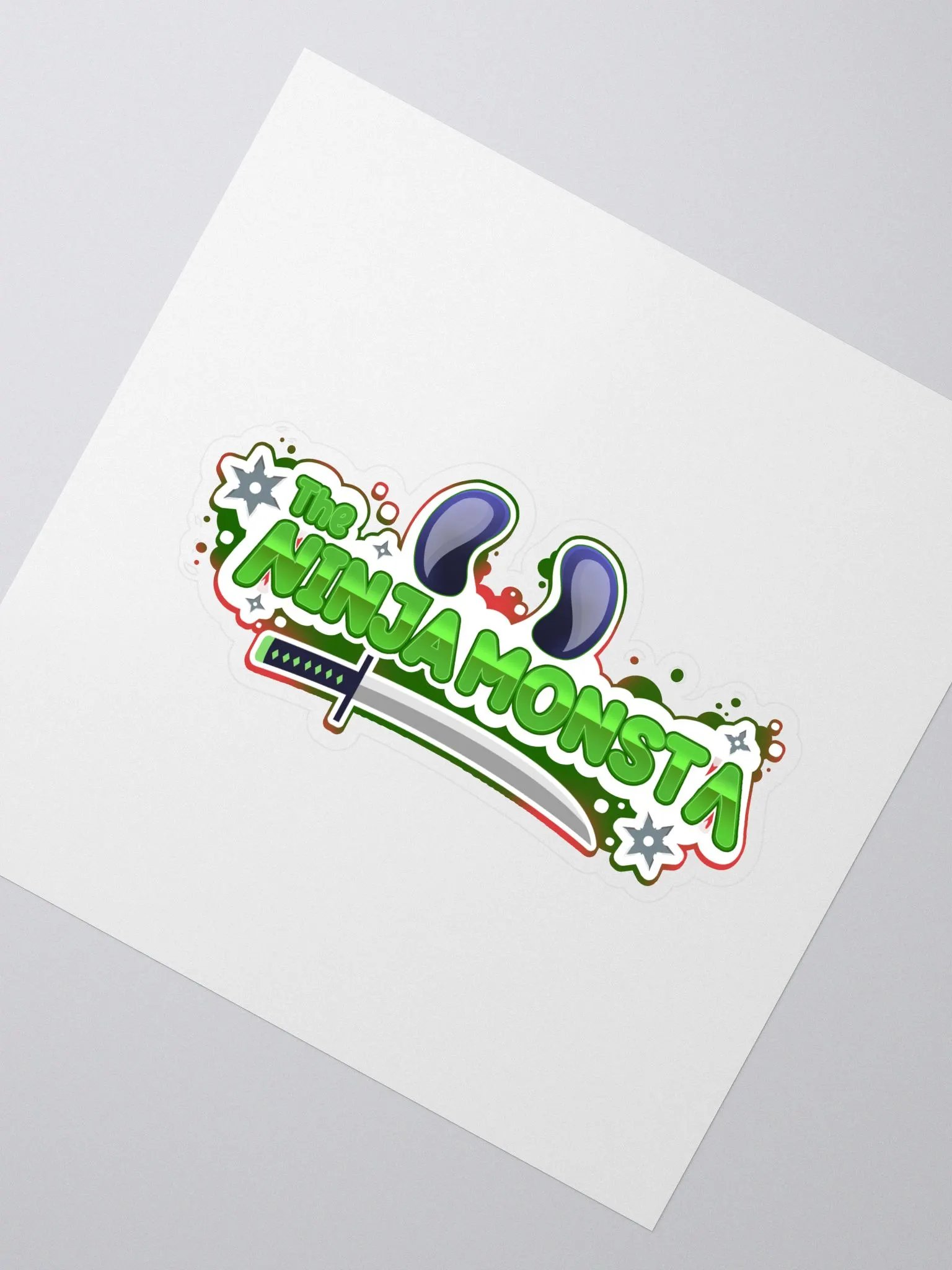 Red/Green Logo Sticker product image (2)
