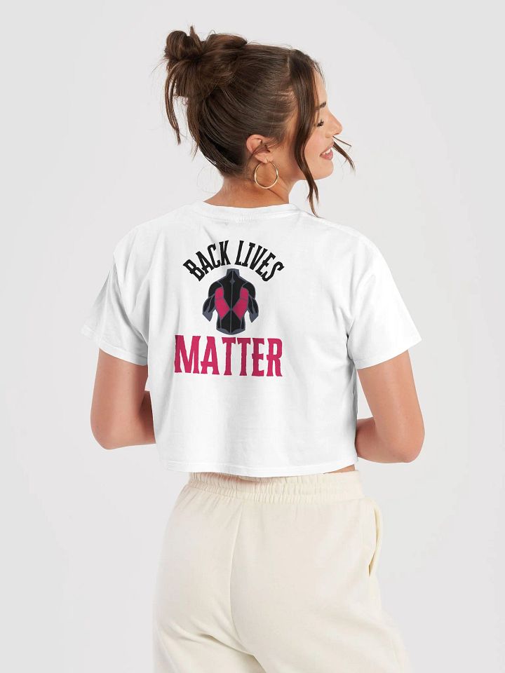 Back Workout Top I Funny Festival Crop Top I Women's Gym Wear product image (1)