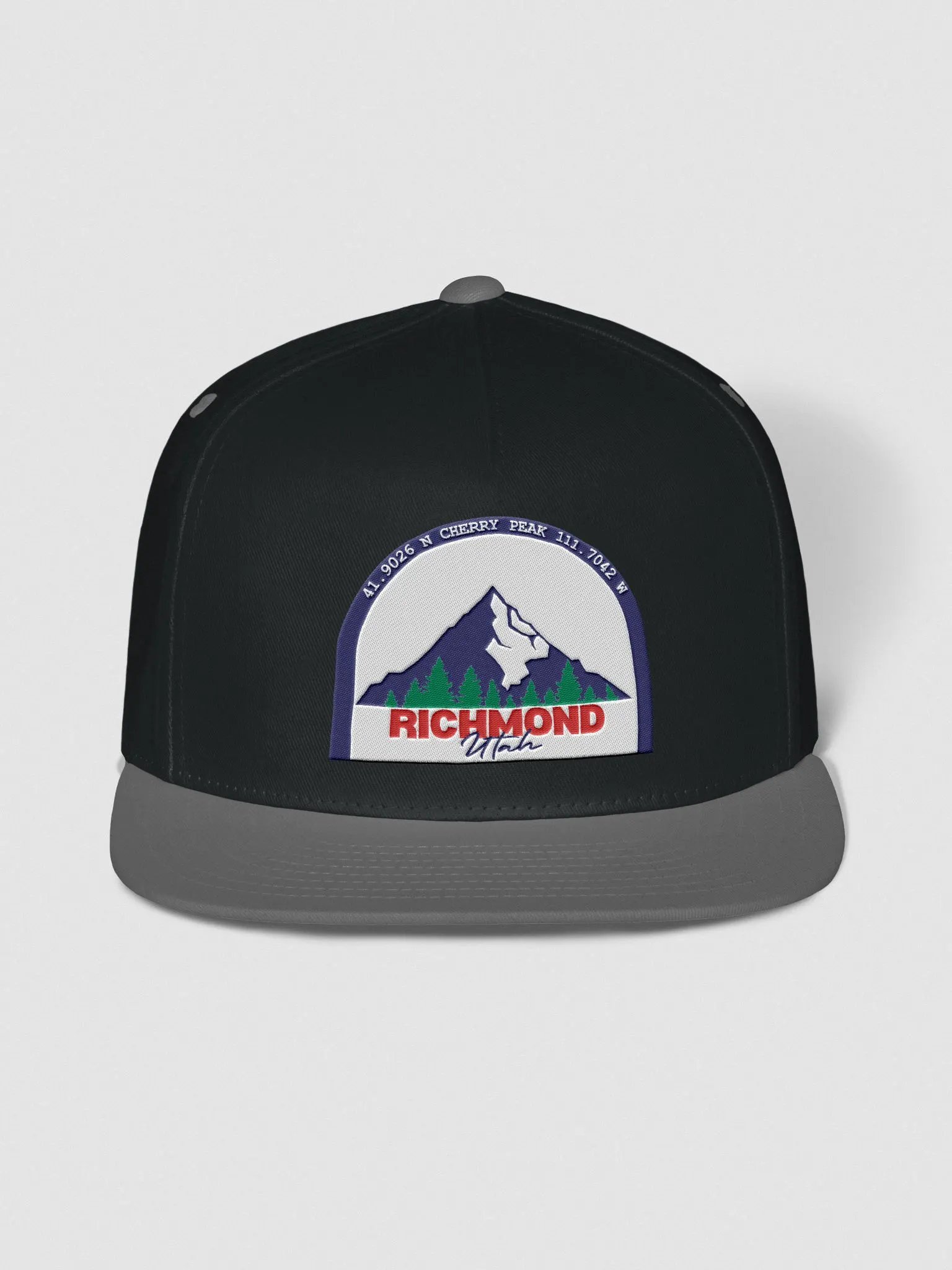 Cherry Peak Richmond Utah Flat Snapback Cap product image (1)