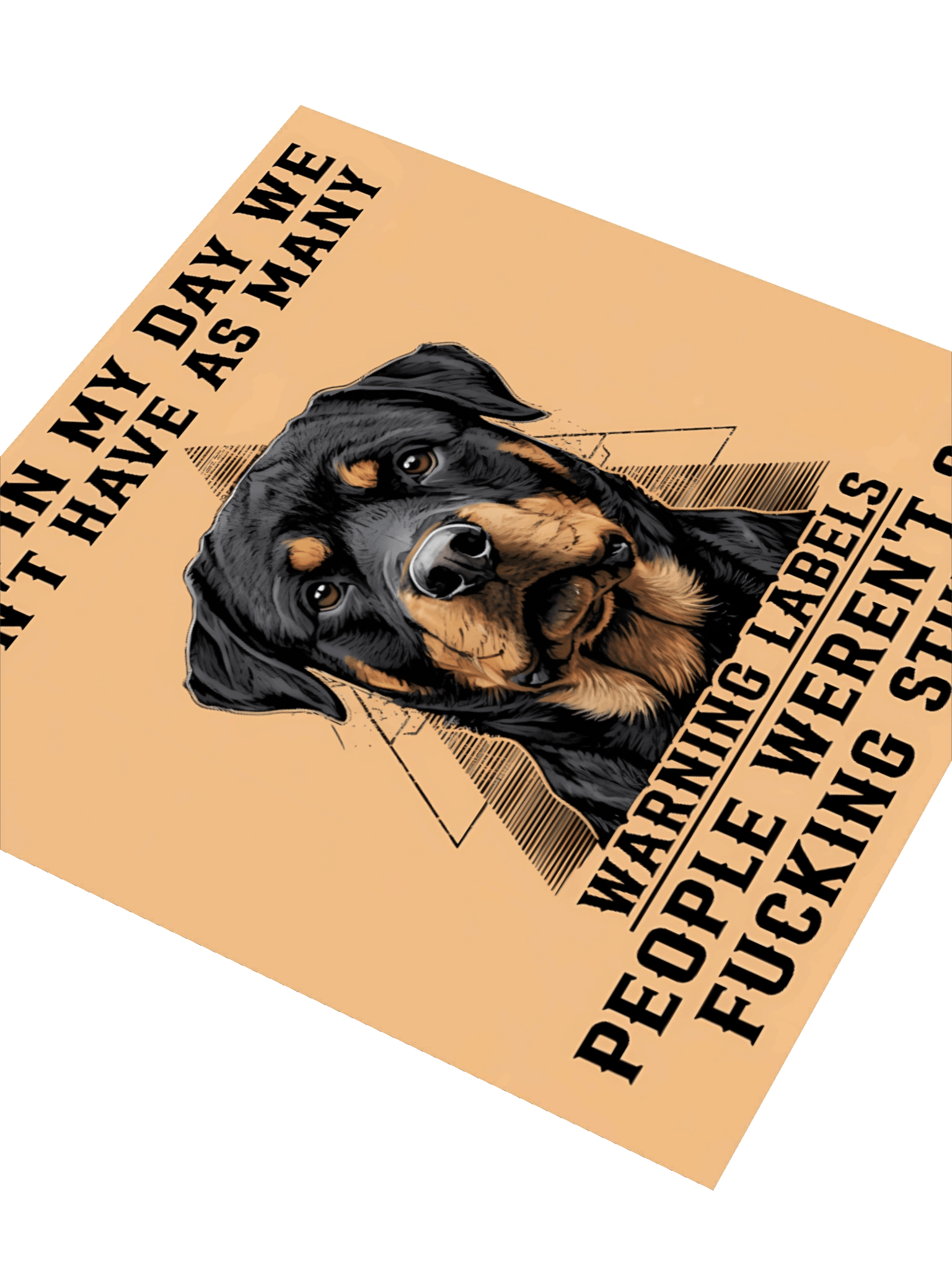 Rottweiler Warning Sticker product image (9)