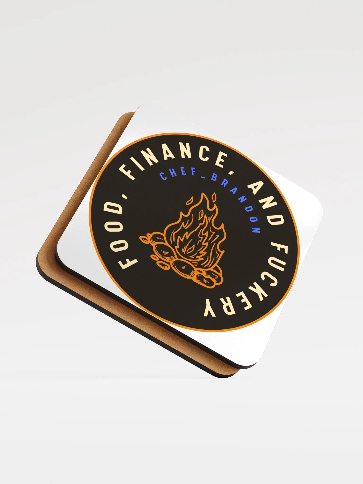 Food Finance and Fuckery Coaster product image (1)