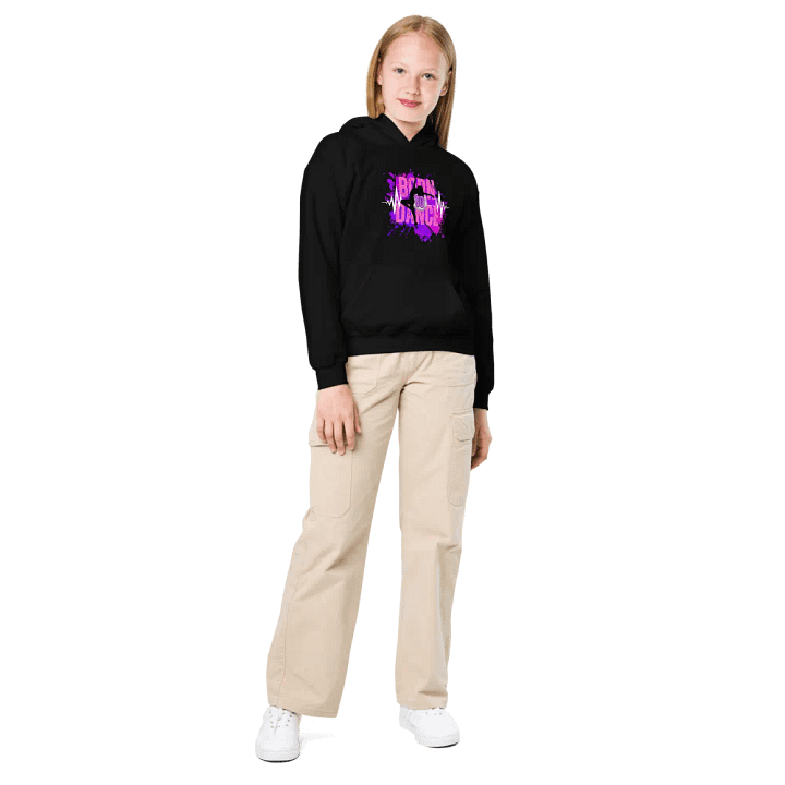 Born to Dance Her Silhouette Youth Hoodie product image (1)