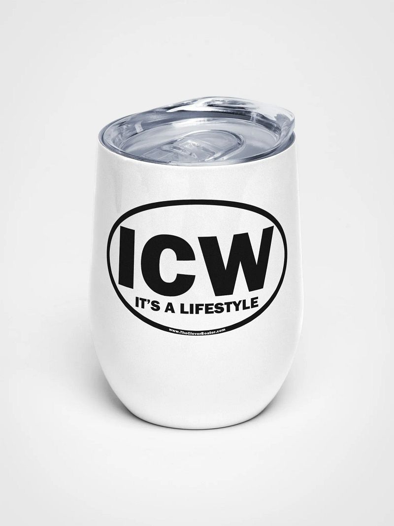 ICW - It's A Lifestyle - Wine Tumbler - Insulated Stainless Steel