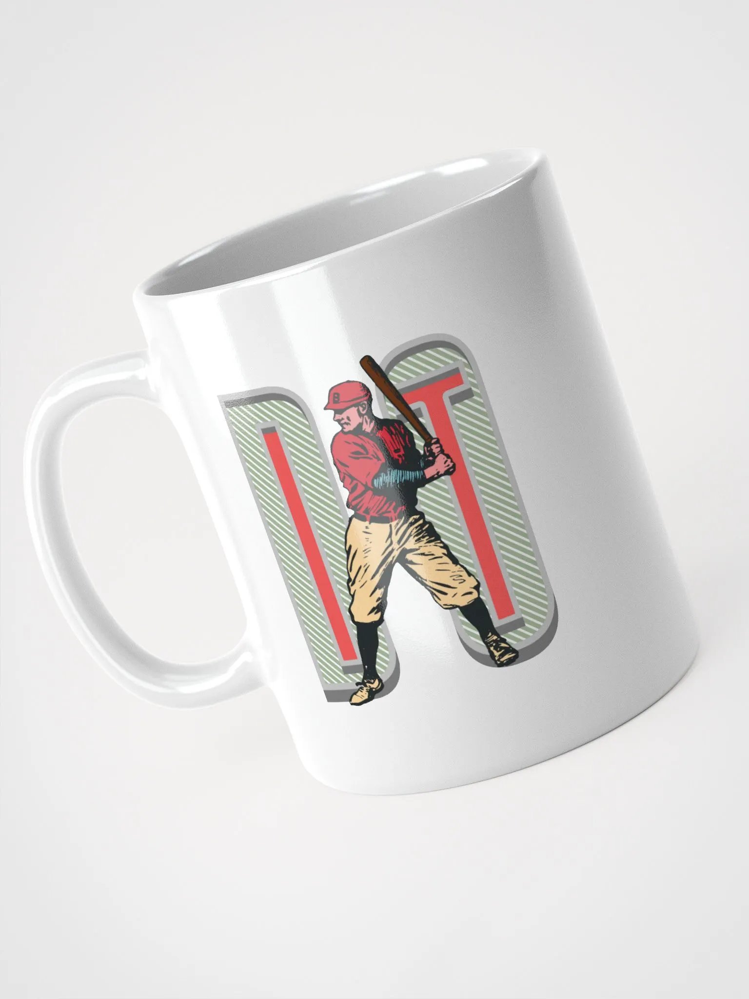 Do It Baseball Vintage Player Mug product image (2)