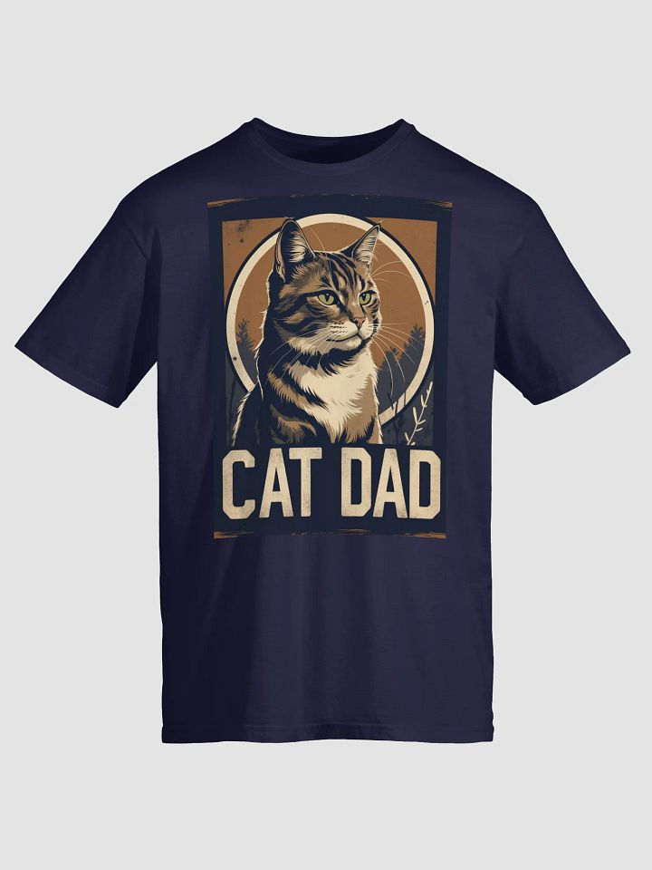 Cat Dad Pride – Rugged Feline Art product image (5)