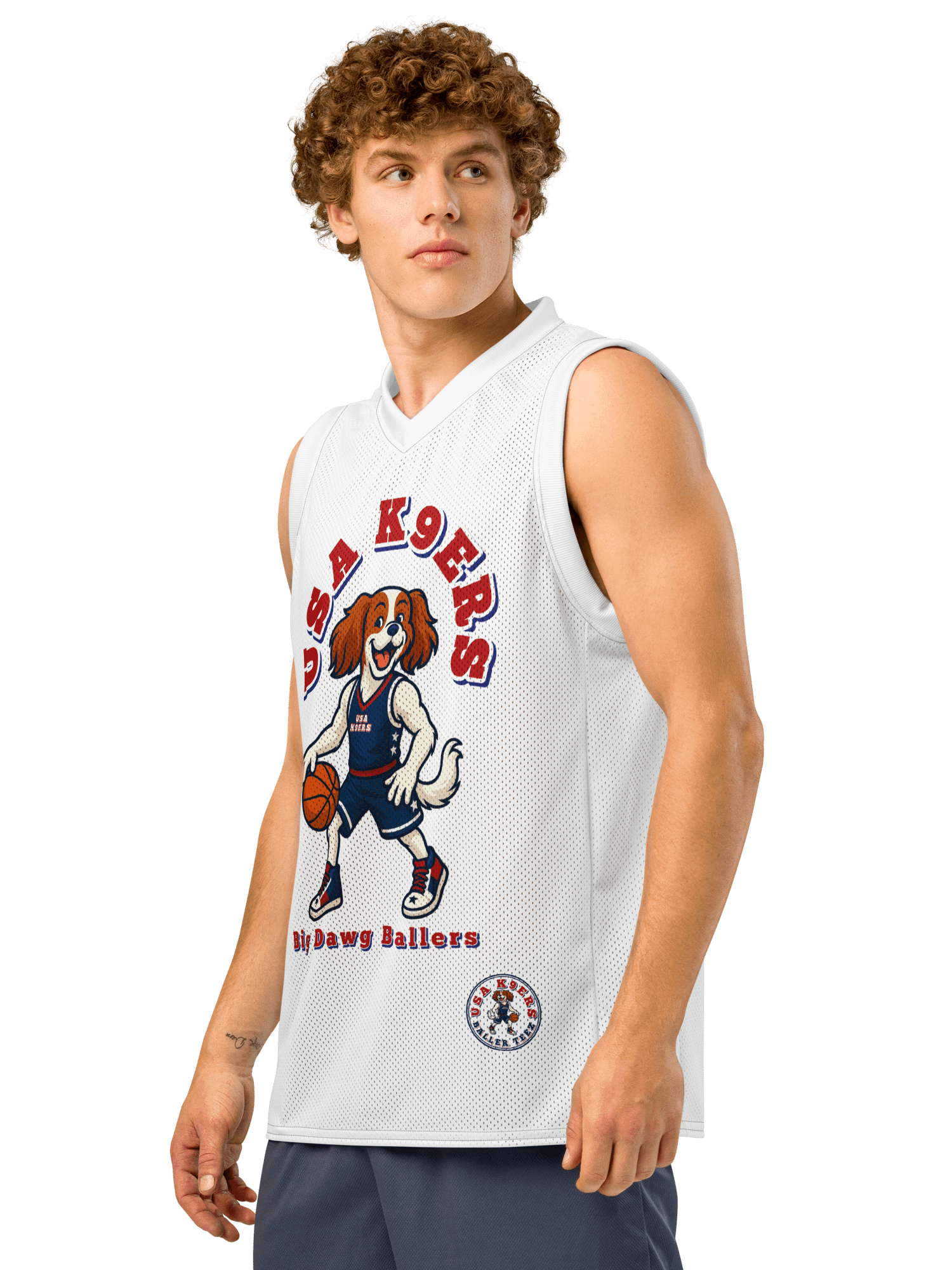 USA K9ERS Cavalier King Charles Spaniel Premium Basketball Jersey product image (4)