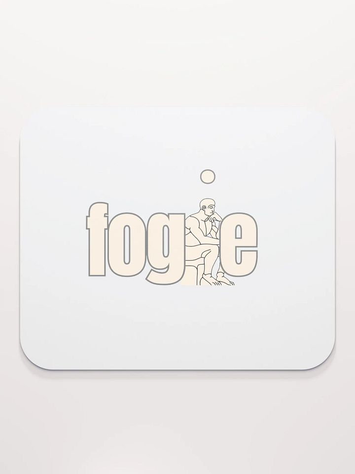 Contemplative Fogie Thinker Mouse Pad product image (2)