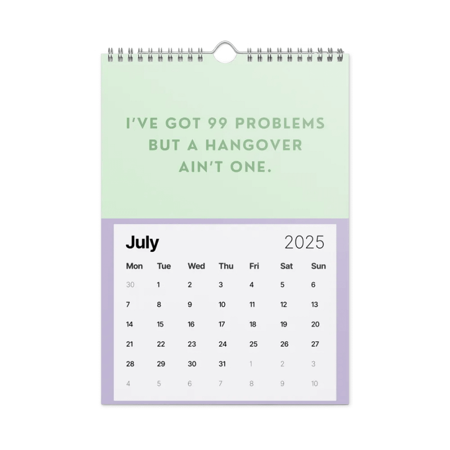Sobriety Calendar 2025 Funny Sober Sayings product image (8)