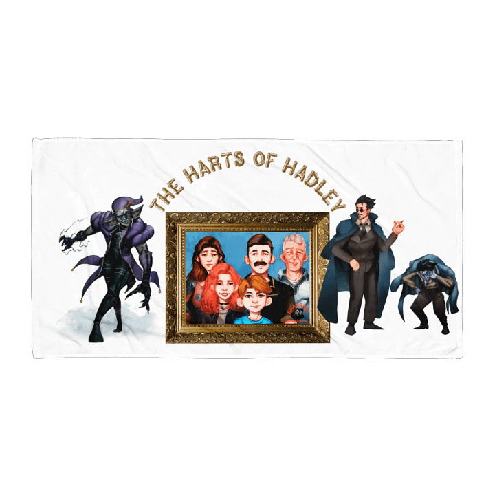 Harts Of Hadley Family Portrait Towel w/Villains product image (1)