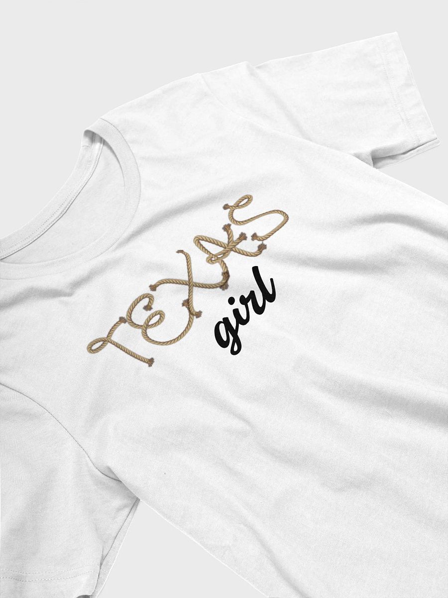 TEXAS GIRL Rope Font Shirt 1 product image (3)