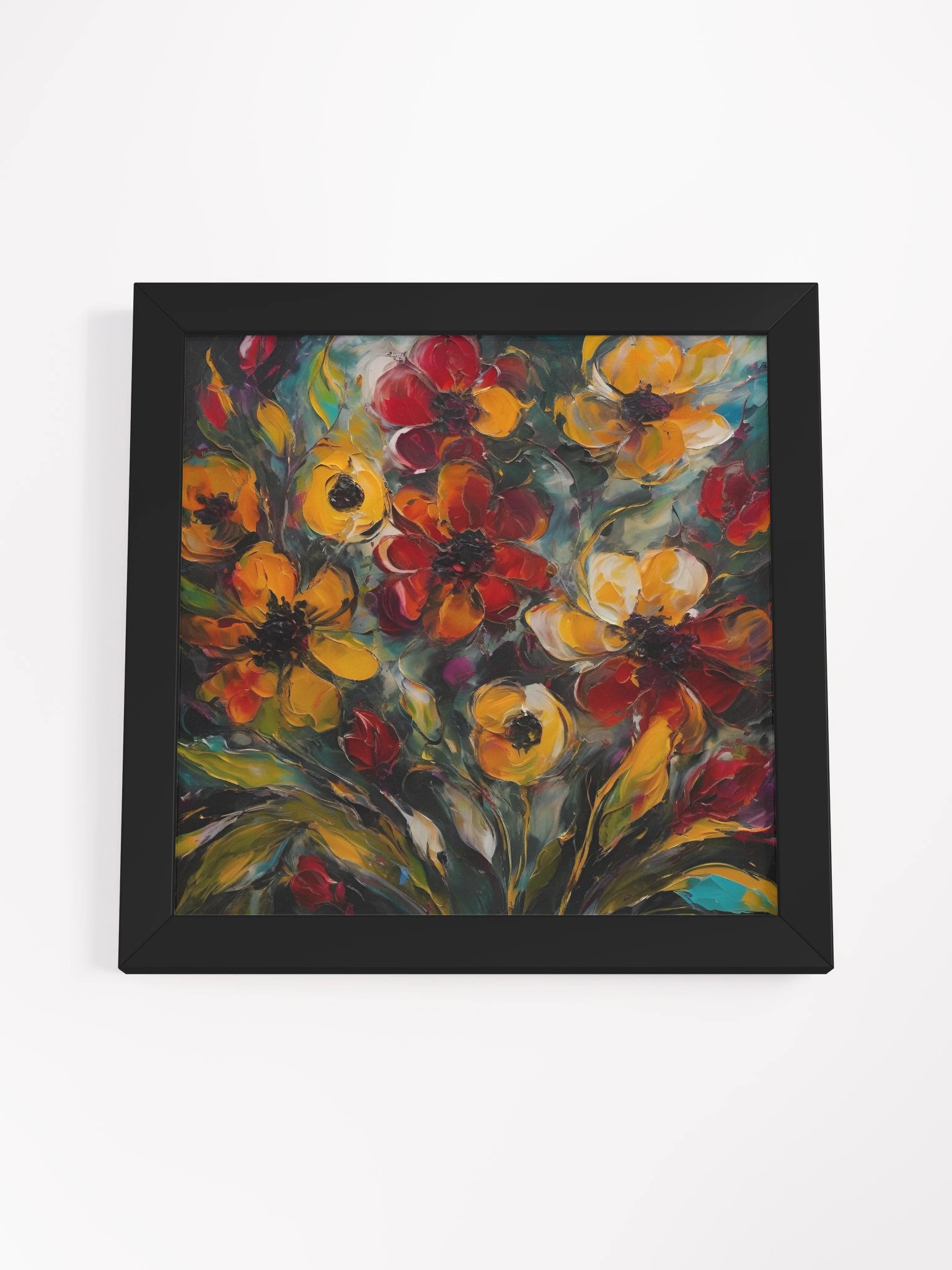 Vibrant Flowers Framed Premium Poster product image (16)