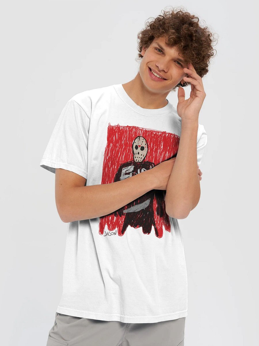 🔪 "JASON" CreepyKids Unisex Horror Tee Art Print🔥 product image (5)