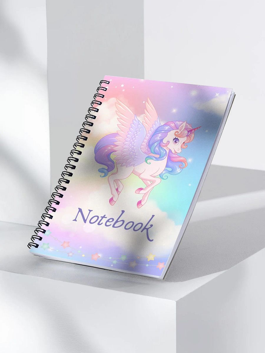Whimsical Alicorn Dreams Spiral Notebook product image (3)
