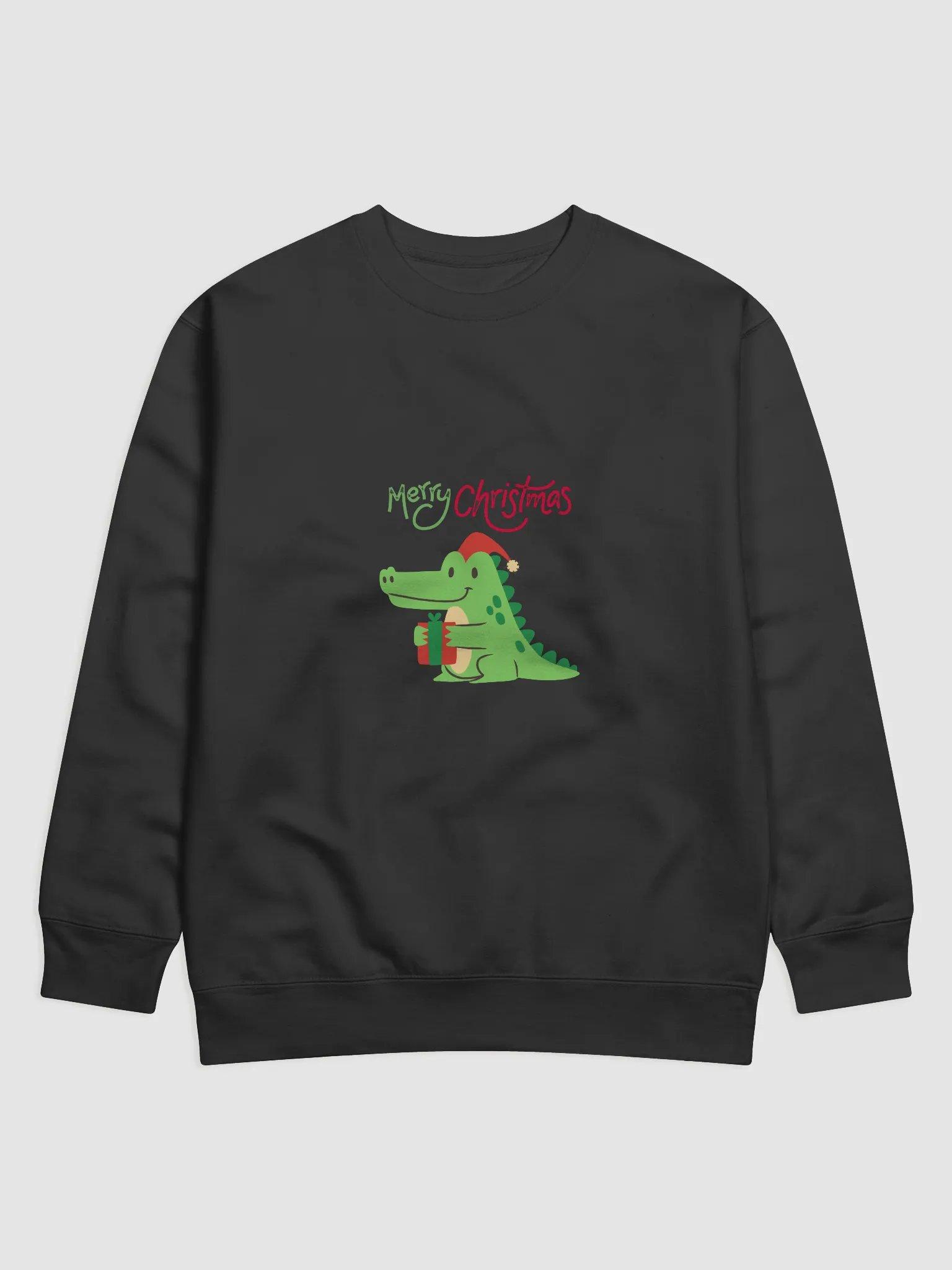 Santa Dino Surprise Premium Sweatshirt product image (1)