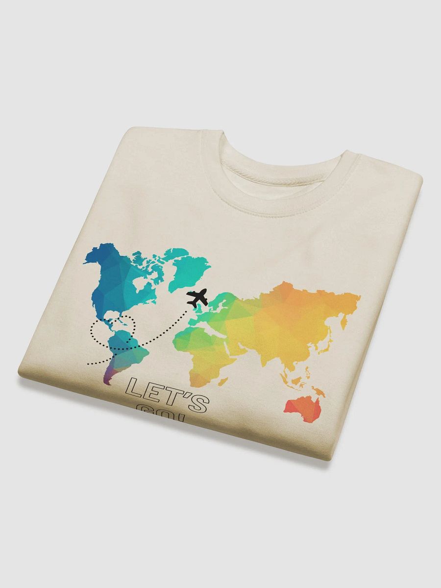Geometric World Map Sweatshirt product image (16)