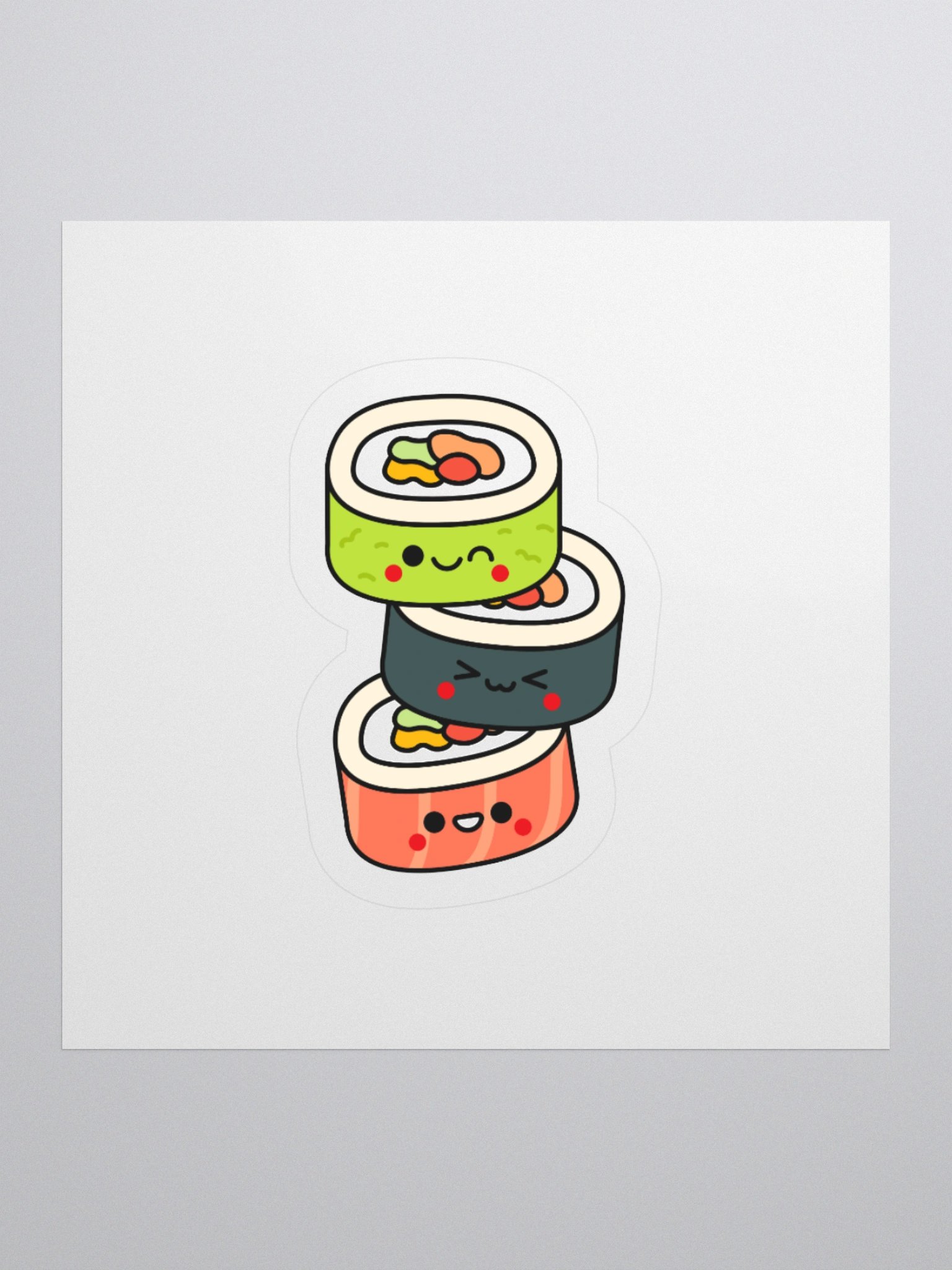 Kawaii Sushi Roll Sticker product image (3)