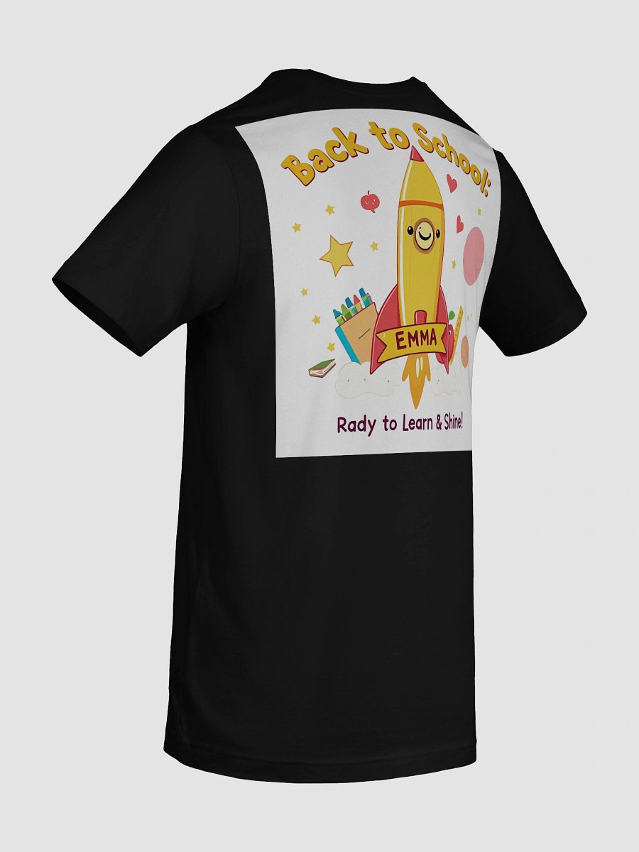 Rocket to School: Emma's Back-to-School Adventure T-Shirt product image (100)