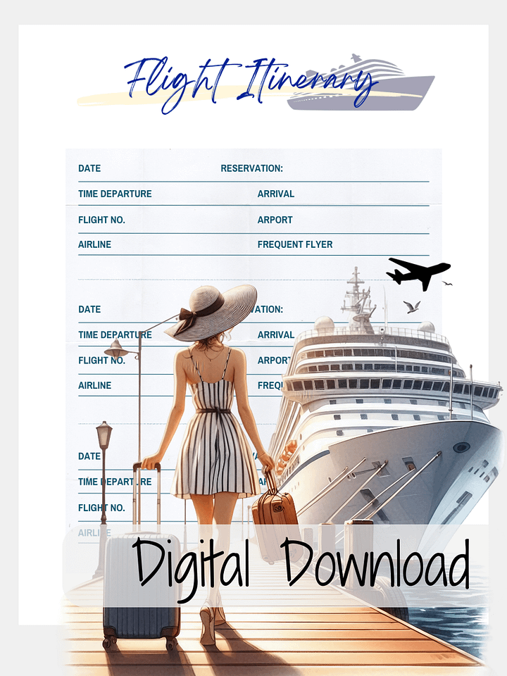 ✈️ Flight Itinerary Planner product image (1)